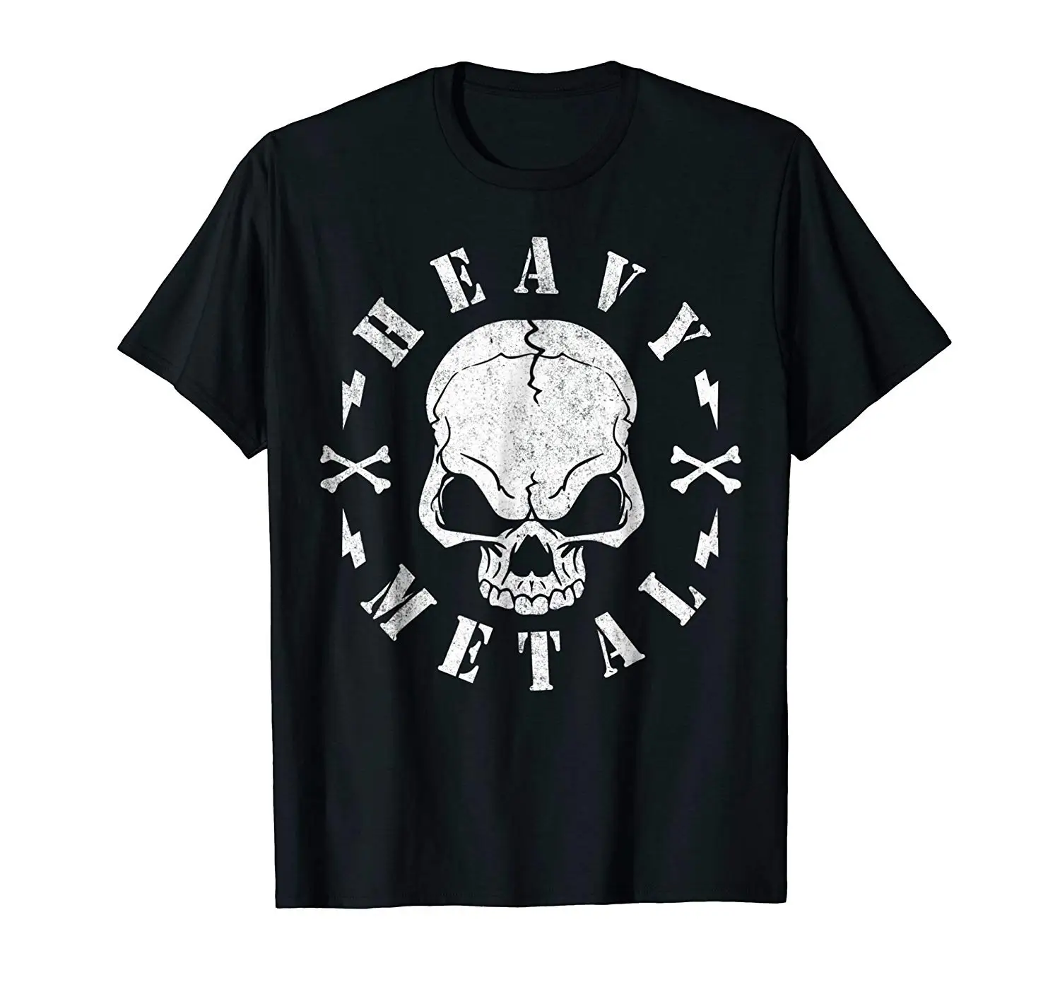 Футболка с надписью &quotDEATH METAL&quot дизайнерская футболка тяжелым металлом Мужская