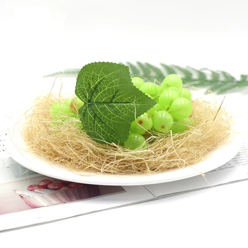 50 г/100 г натуральный с перекрестными шнурками из волокна раффия трава подарочной