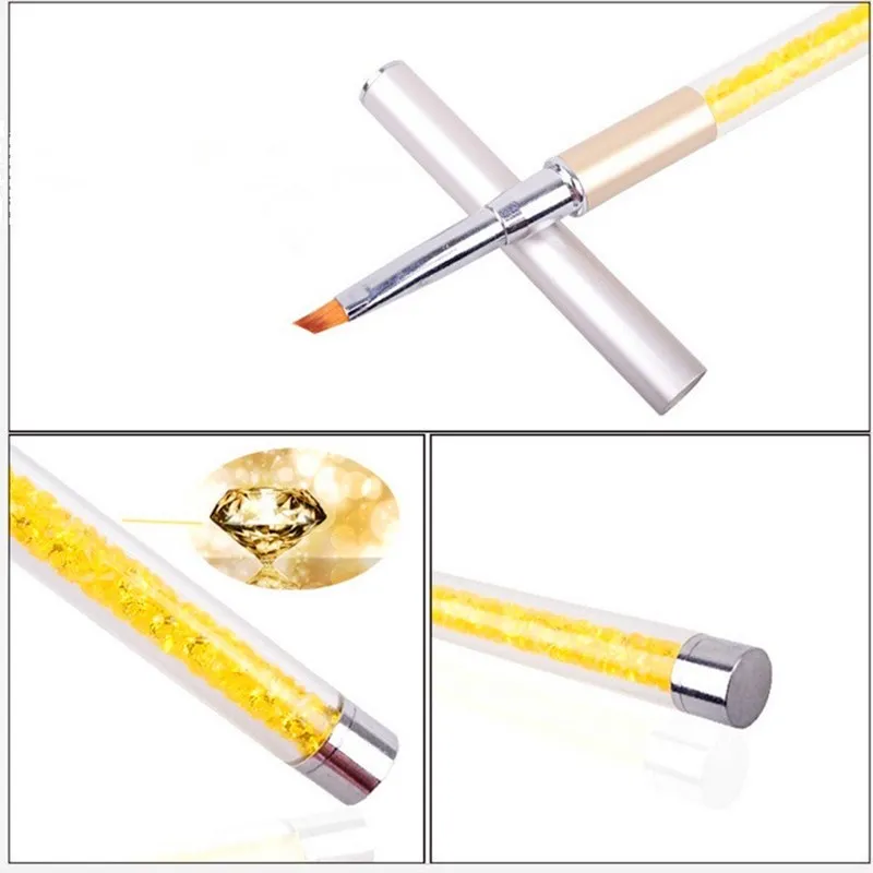 1 шт. горячая Распродажа стразы металлический дизайн ногтей Скульптура Резьба