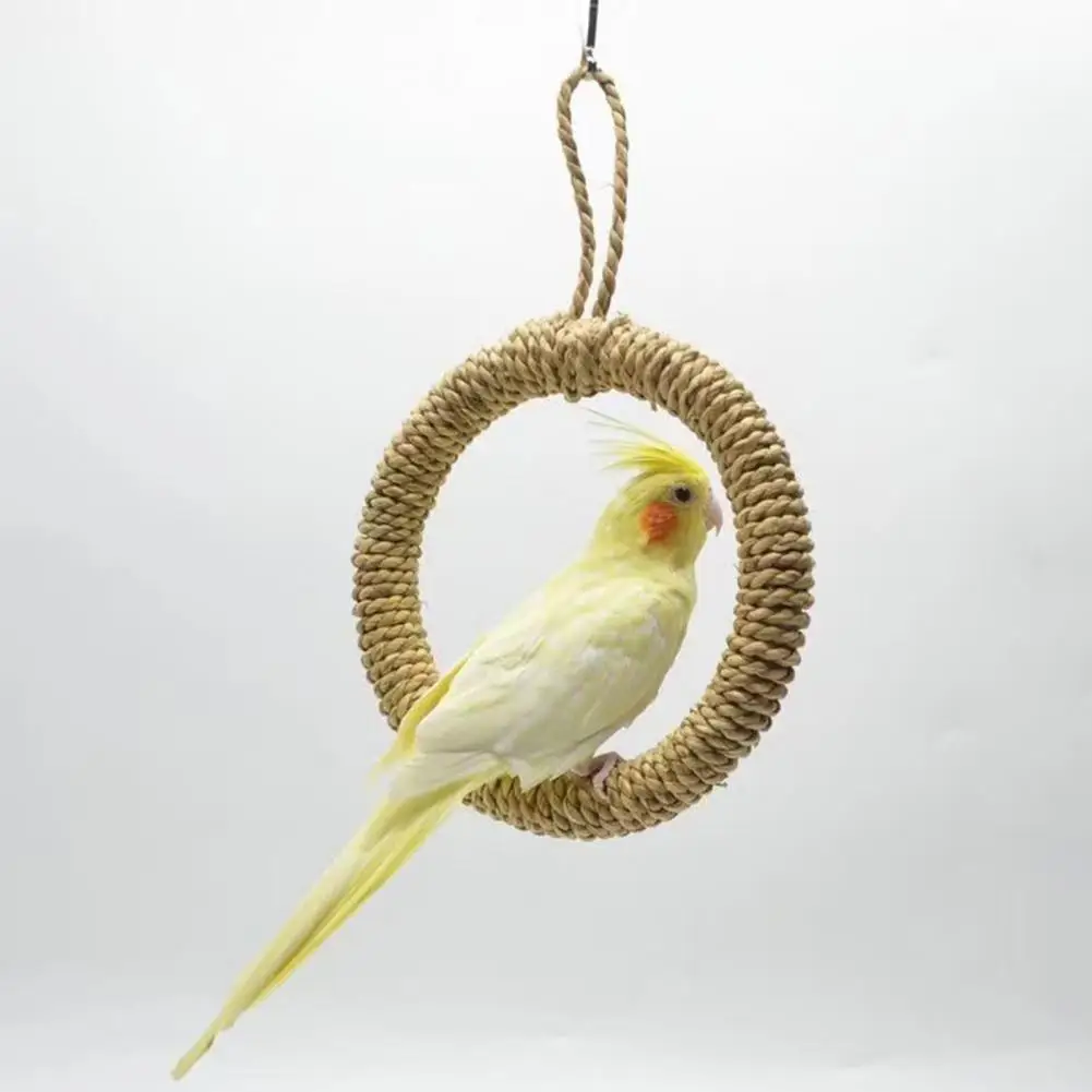 Long-lasting Bird Swing Toy Strong Hardness Sturdy Rope Parrot Cages Toys |