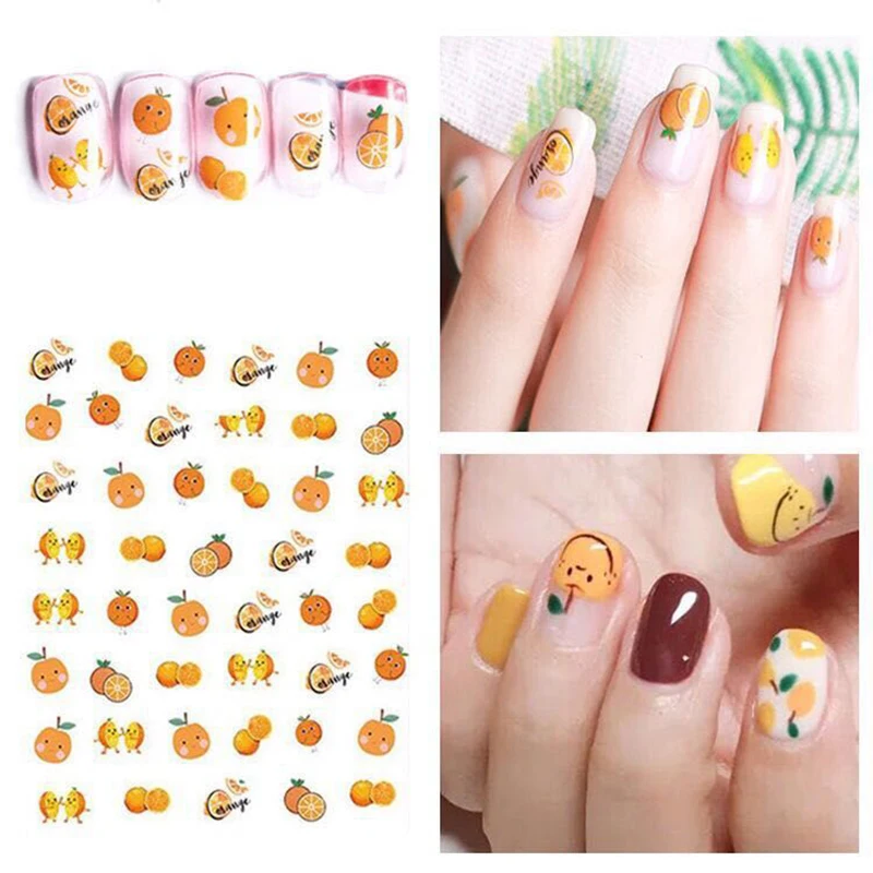 Стикер для ногтей художественное украшение мультфильм вода наклейка маникюрный