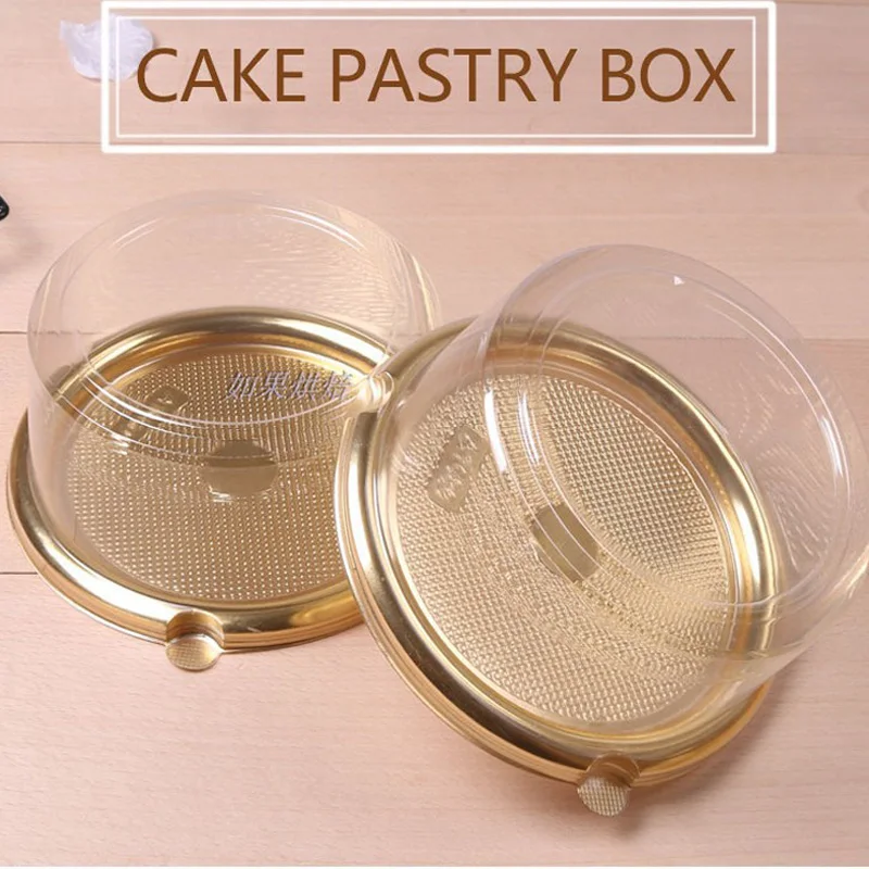 30 комплектов прозрачная пластиковая упаковка для торта коробки выпечки хлеба