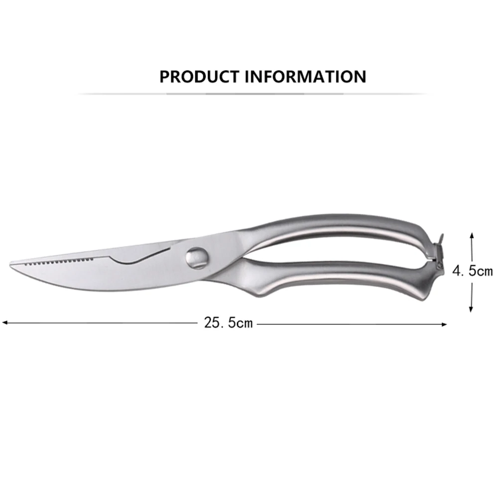 Новые технические кухонные ножницы из нержавеющей стали для птицы рыбы курицы