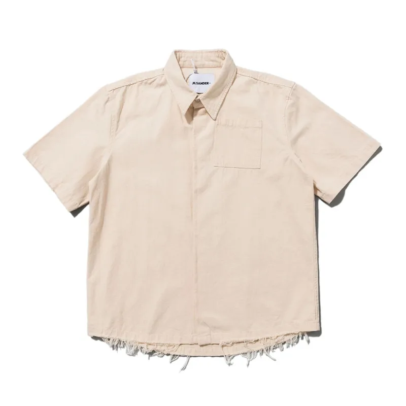 

JIL SANDER-Men's Women's 1:1 Shirts High Quality Tops Casual Wear Fashion Large Size Loose New 2021
