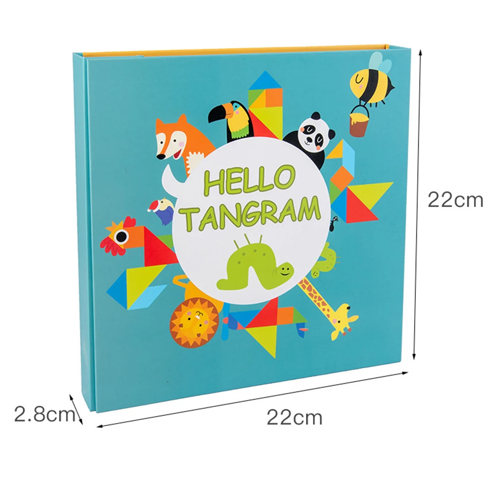 

Kids Magnetic 3D Puzzle Jigsaw Tangram Thinking Training Game Baby Montessori Learning Educational Wooden Toys for Children