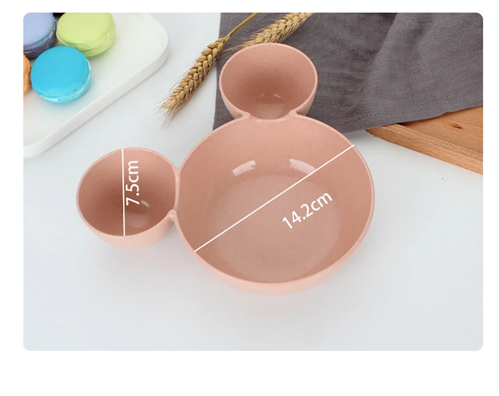 Милая миска Микки и Минни набор посуды мультяшная креативная тарелка