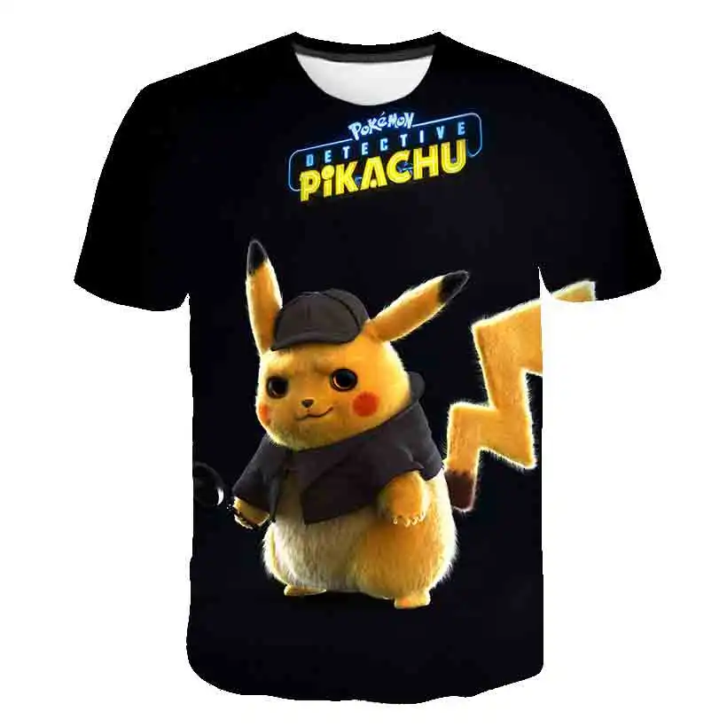 

Pokemon 3d Printing T-Shirt Summer Men'S Adventure In Mind Series Loose Breathable Cosplay Shirt Harajuku Japanese Anime Top
