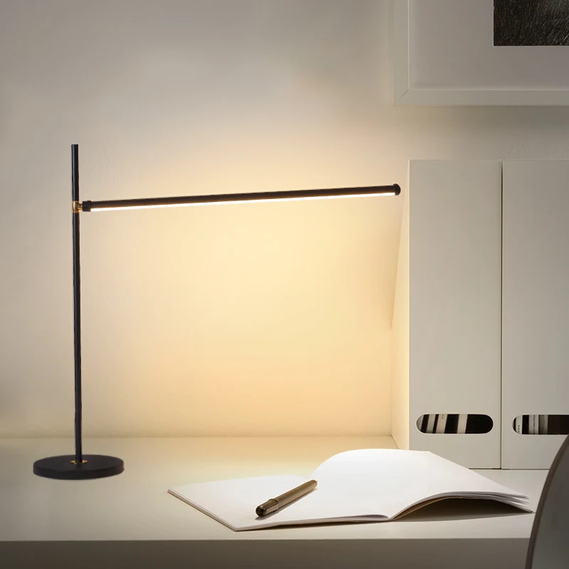 AC85-265V минималистский постмодернистские светодиодный полюс настольная лампа