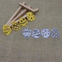 2021 new arrival 4pcs easter eggs stencil metal cutting dies for scrapbooking practice hands on diy album card handmade tools