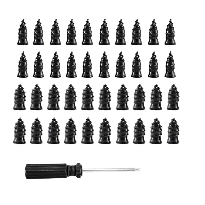 

41Pcs Vacuum Tyre Repair Rubber Nail Set for Motorcycle Tubeless Tyre Repair Metal Nails Self-Tire Repair Tire Film Nail