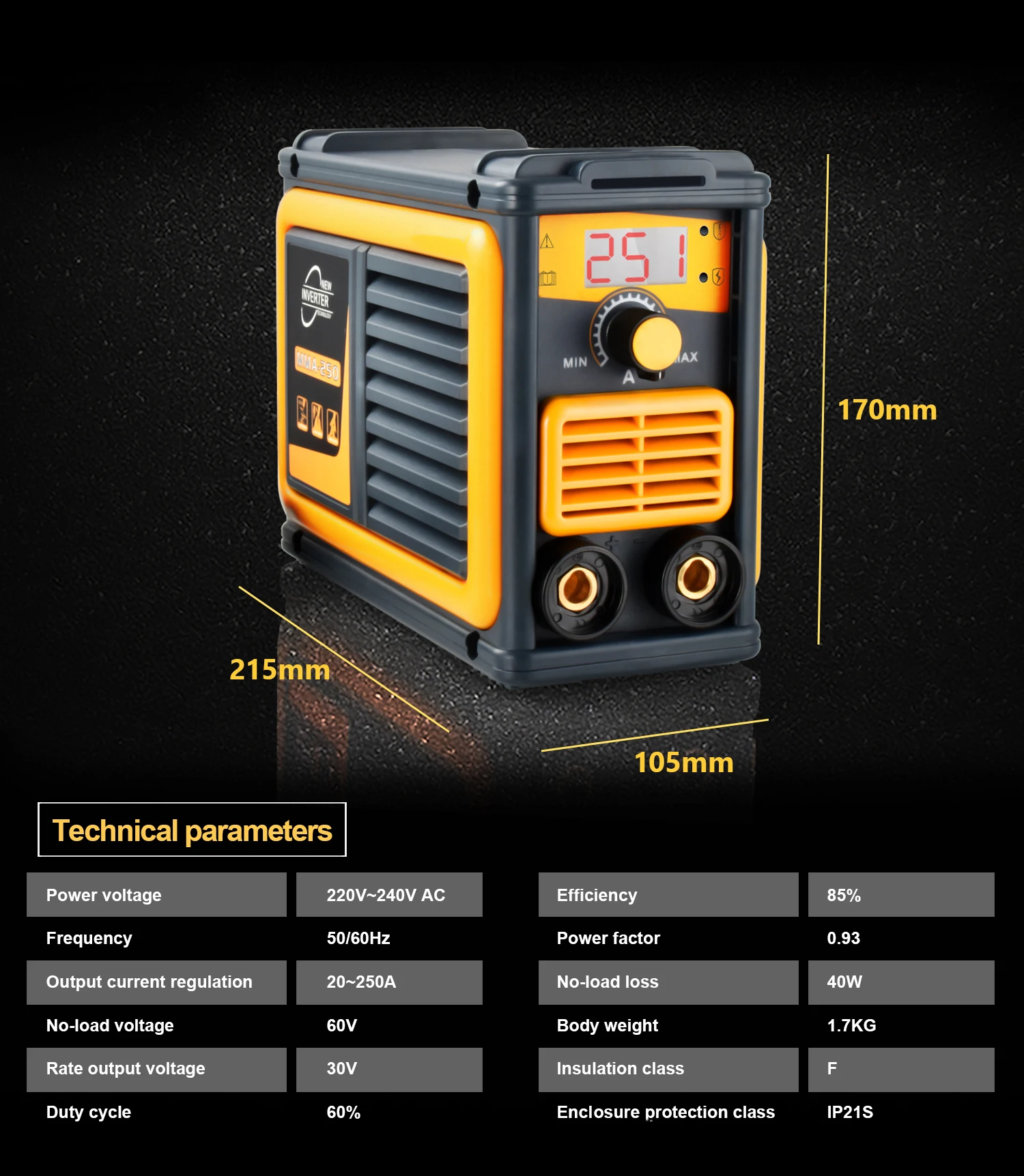 Инверторный Сварочный аппарат Loonas сварочный дуговой электросварки с цифровым