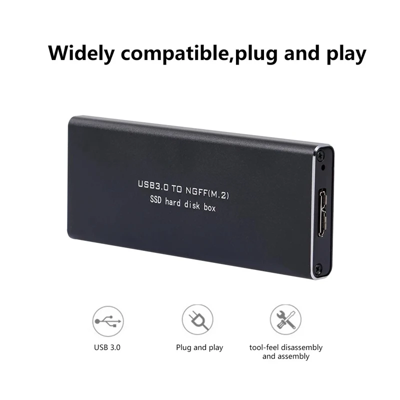 Чехол для жесткого диска M.2 NGFF к USB3.0 SSD адаптеру внешний жесткий диск коробка HDD