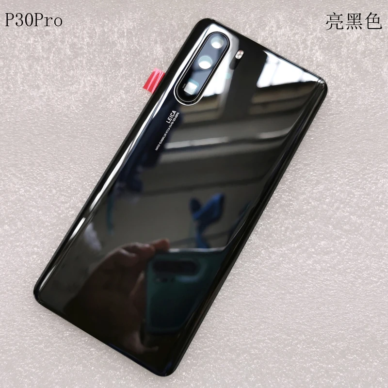 Для huawei P30 Pro задняя крышка батарейного отсека стеклянная задняя крышка корпуса дверная камера стеклянная рамка объектива Запасные части для ремонта