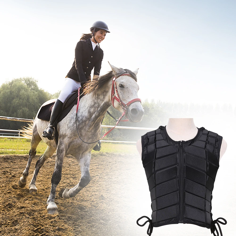 

Unisex Body Protective Equestrian Adult Eventer Armor Horse Riding Safety Outdoor Damping Eva Padded Sports Vest Accessory