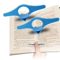 2 pcs book page holder thumb bookmark pp material reading accessories gifts for readers books lovers bookworm librarian literary