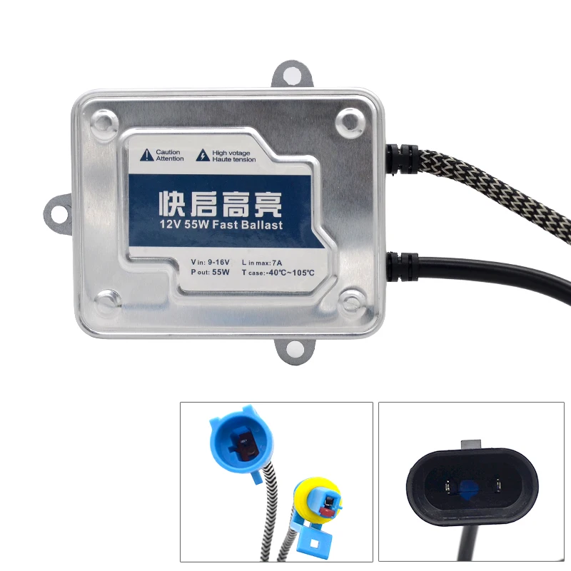 HIDLT AC 55W Bixenon H4 Hi/Lo HID Набор сменных ламп 12V H4-3 автомобильная лампа быстрого запуска