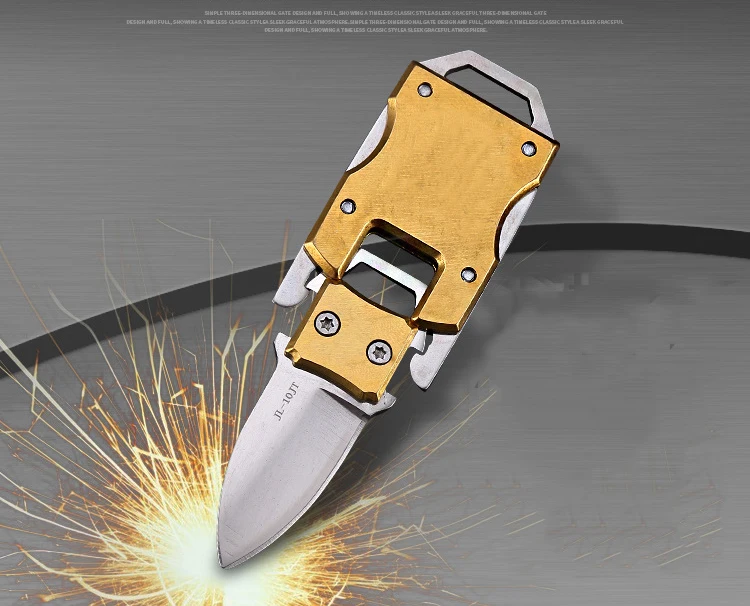 

Portable Multi-Function Mini Knife Outdoor Survival Tool Pocket Knife with Cool Spider Logo for Outdoor Free shipping