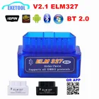 OBD сканер ELM327 V2.1 работает Android Torque Многофункциональный OBD2 16-контактный считыватель кодов автомобильный диагностический инструмент BT 2,0 ELM 327