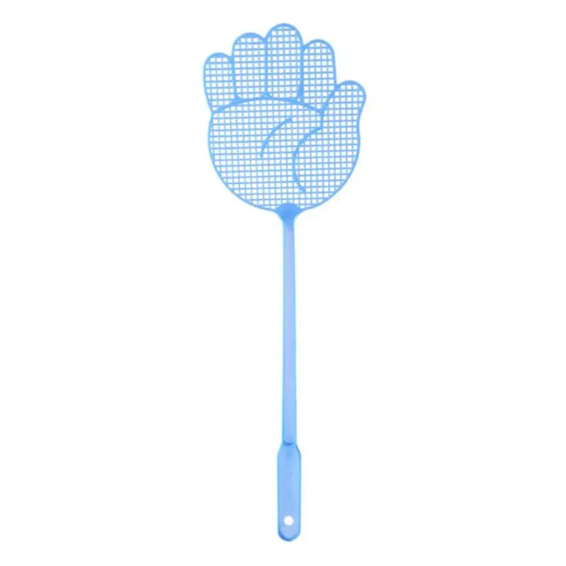 1 Pcs Fly Swatter Cute Palm Pattern Plastic Lightweight Household Flapper Mosquito Bug Pest Control Home Tool Random | Дом и сад