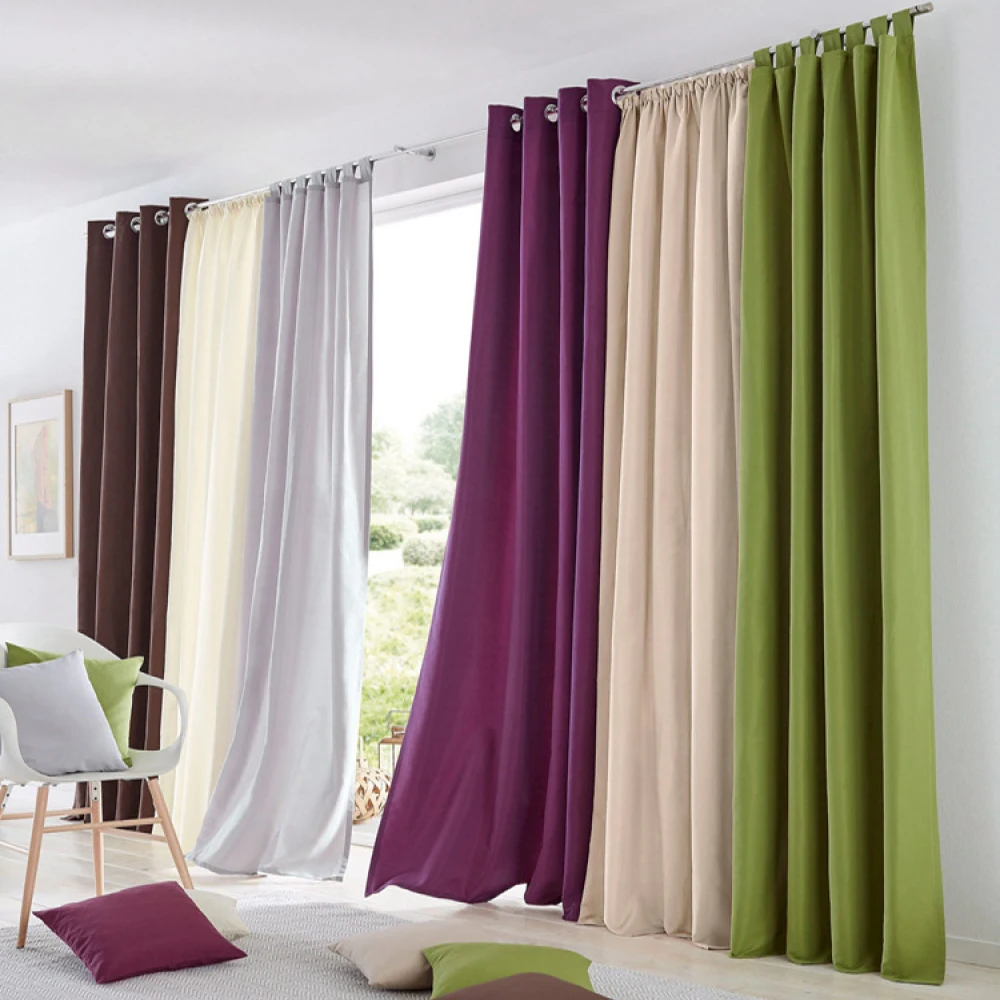 

Tulle Blackout Curtains For Living Room Bedroom Kitchen Blackout Window Decorative Accessories Drapes Roman Fabric Tulle Curtain