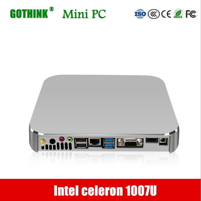 GOTHINK мини-ПК с WiFi Intel Core i7 4500U 8G 512G двухъядерный четырехъядерный 1,8 Ghz WIN7/8/10 LINUX OS 4K Карманный ПК HDMI VGA