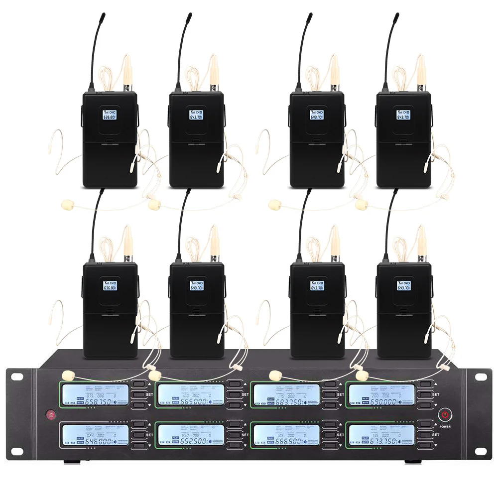 저렴한 전문 UHF 무선 마이크 시스템, 교회, 학교, 야외 활동용 핸드 헬드 마이크, 무선 마이크