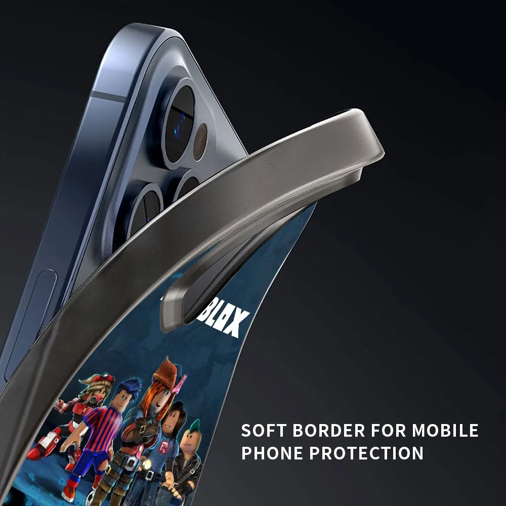 hot robloxes game phone case for iphone 8 7 11 12 pro max x xs xr xs max se 2020 12 mini plus back silicone coque capa free global shipping