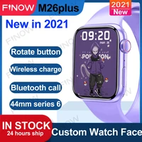original iwo 13 pro finow m26plusm16mini smartwatch men 1 771 57inch relogio watch wireless charge m26 plus smart watch vs w66