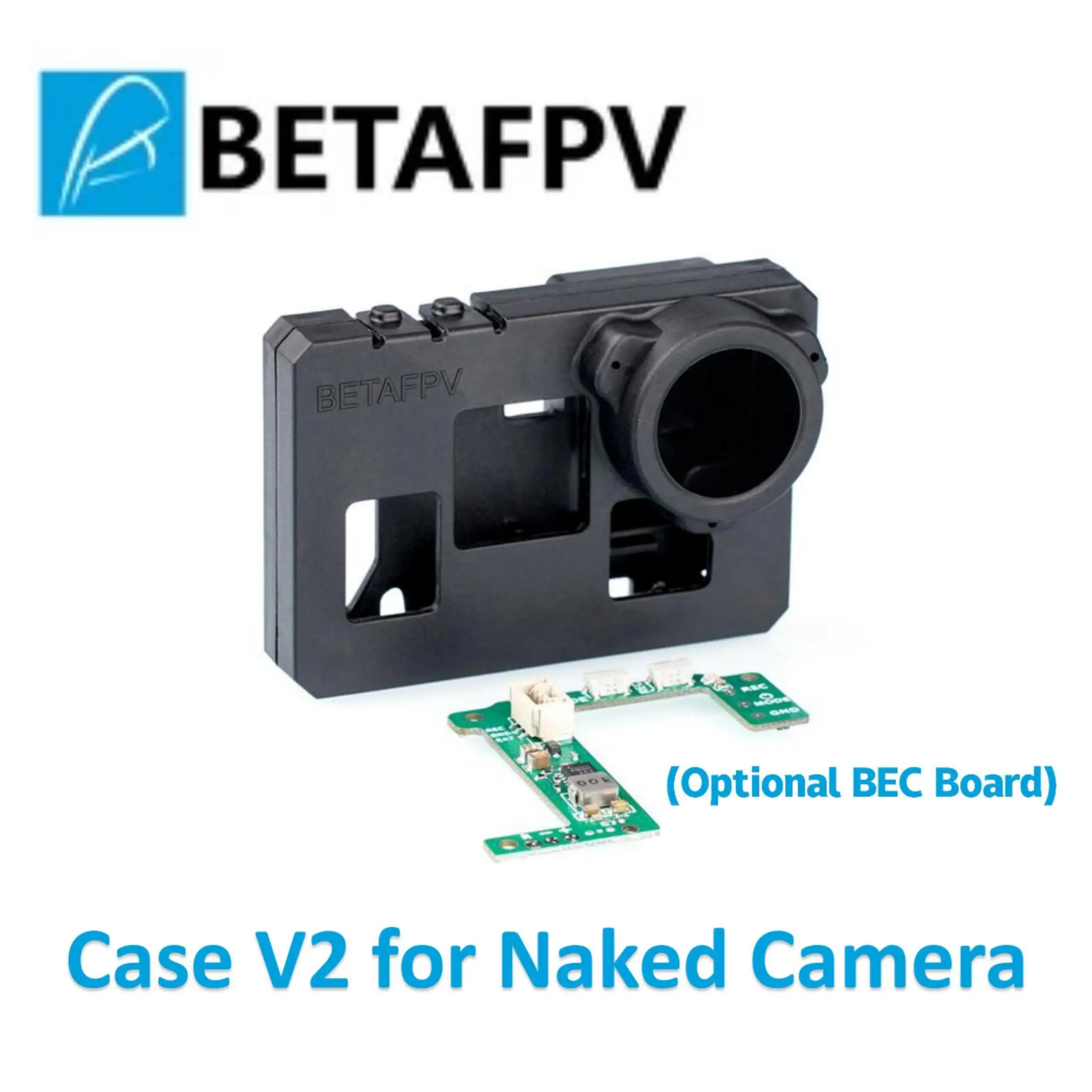 BETAFPV Case V2 for Naked Camera Protective Case With BEC Board for GoPro Hero 6/7 Light Weight Crush Sustainable RC Drone