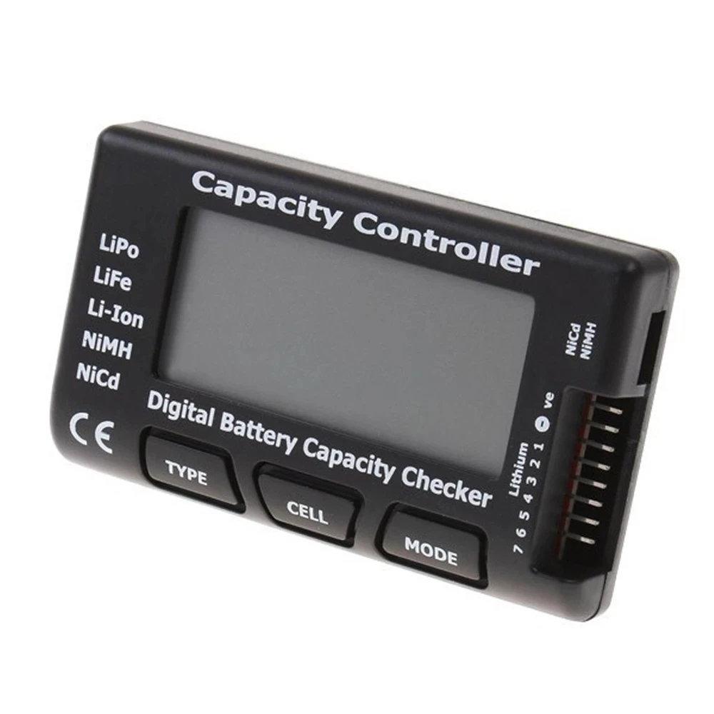 LCD Digital Battery Capacity Checker CellMeter RC CellMeter7/CellMeter8 2-8S 4-8S Servo LiPo Li-lon NiMH Tester | Игрушки и хобби