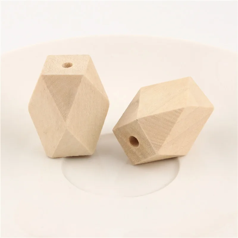 50 шт. продолговатые необработанные бусины из натурального дерева 14 эдрон