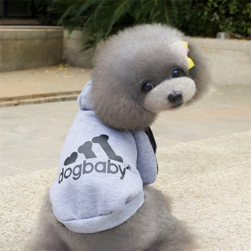 Спортивный стиль Одежда для собак модные худи щенка хлопковые жакеты домашних