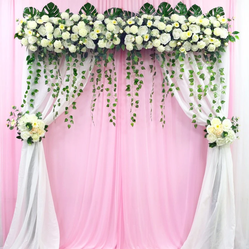 JAROWN искусственный цветок Роза черепаха лист со шлейфом зеленое растение ряд