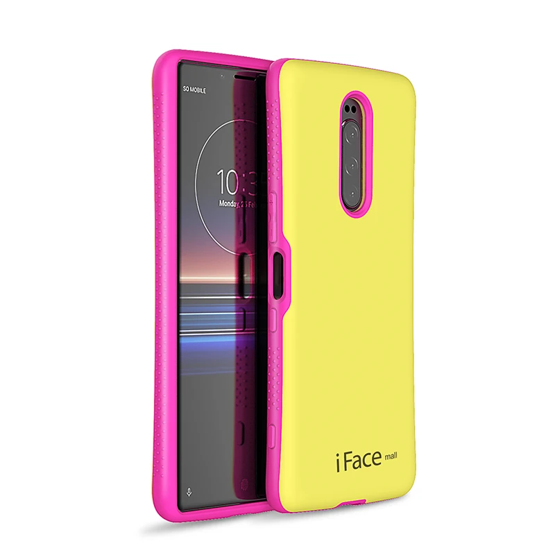 

iFace Mall Heavy Duty Case For Sony Xperia-1 XZ4 Shockproof Back Cover Hard Shell For Xperia-1 XZ4 J9110 Mobile Phone Cases