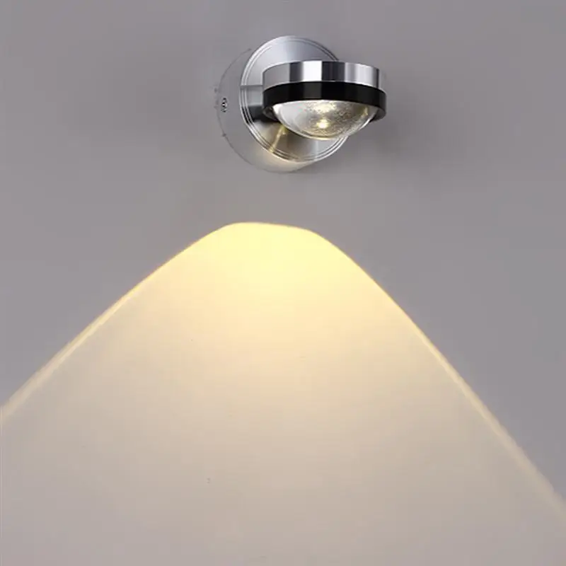 Современный алюминиевый светодиодный настенный светильник ТВ фон односторонний