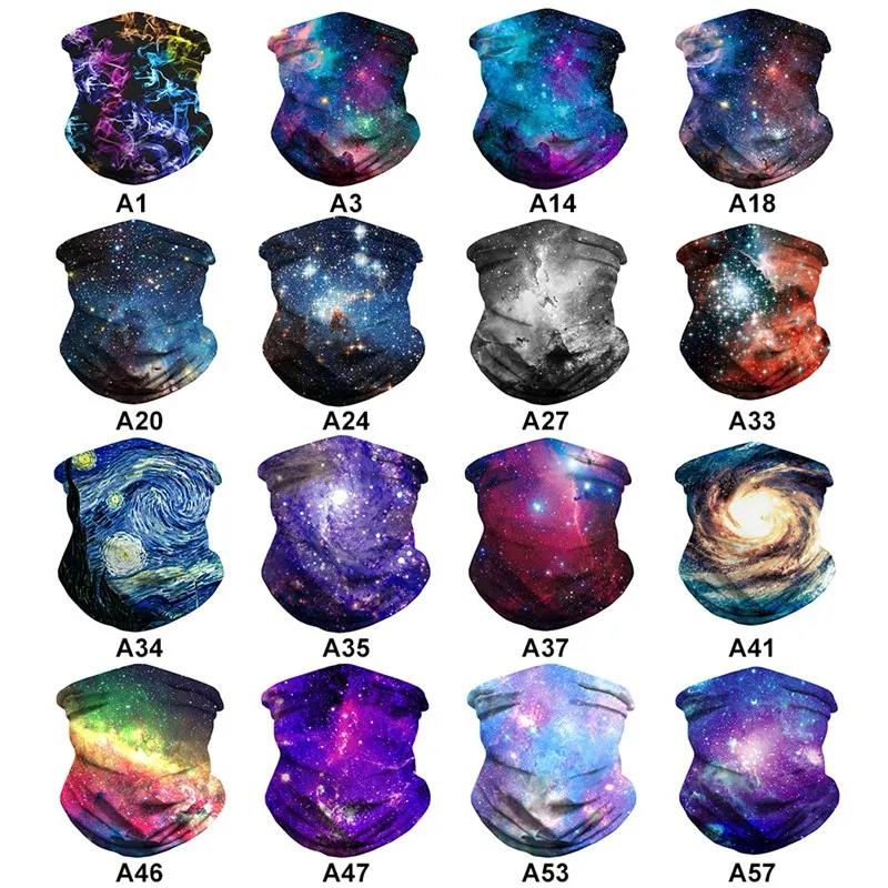 

Seamless Breathable Riding Face Cover Multicolor Digital Printing Outdoor Running Magic Head Scraf Insect Protective Head Scarf