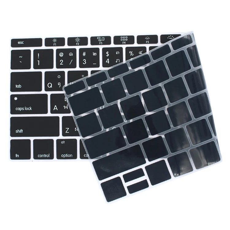 Тонкая Силиконовая накладка на клавиатуру HRH из США и тайки для MacBook New Pro 13 дюймов