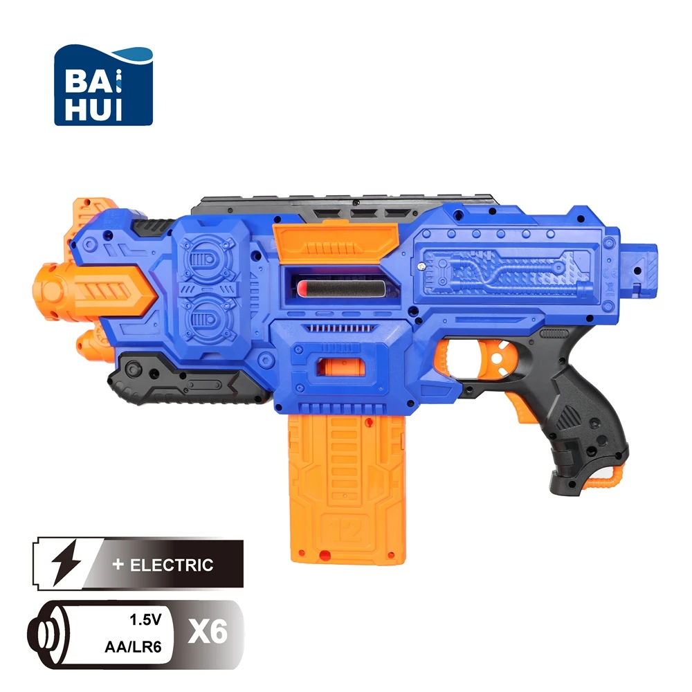 Мягкий пулемет для стрельбы по мишеням на воздушной подушке Airsoft Weapons Sniper Target Shoot Blasters Dart Toys для мальчиков, электрический поролоновый Пневматический оружие.