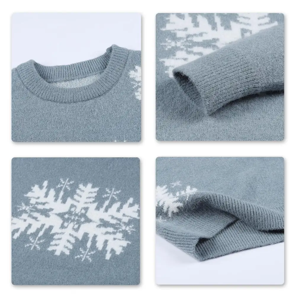 Горячая Распродажа мужской фотографический Рождественский свитер теплый цвет