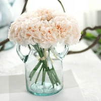 1 bouquet 5 heads bunch artifical peony silk flower hydrangea wedding home party decoration simulation plant decor supplies