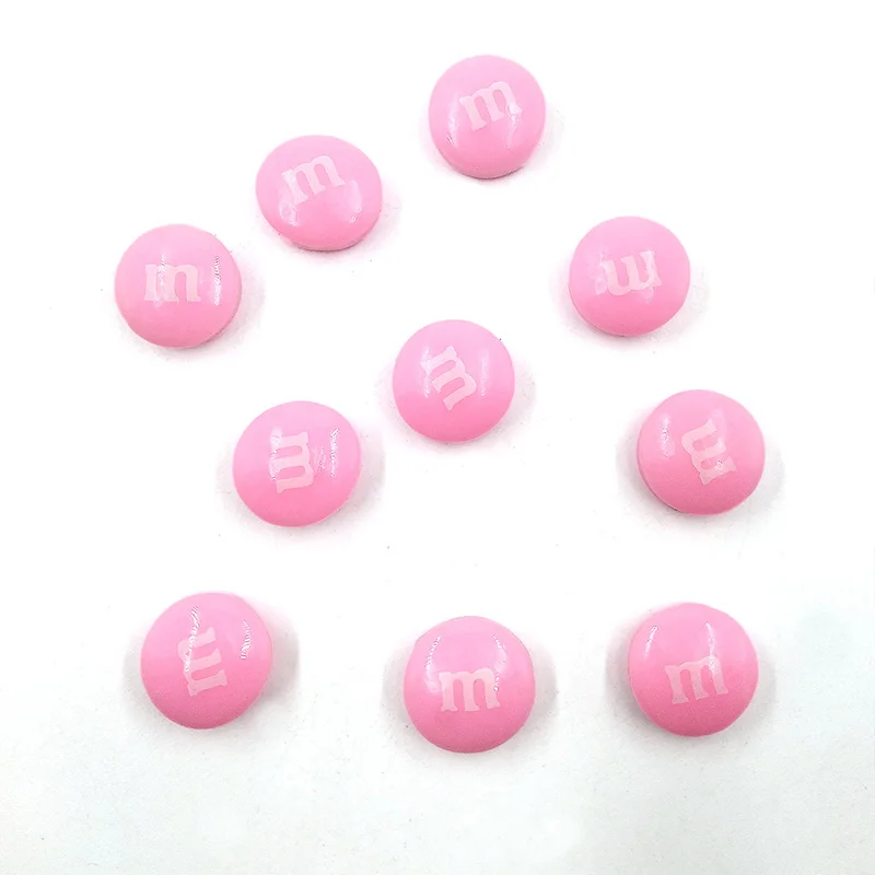 10pcs Pink DIY Bean смолы магниты на холодильник креативный сувенир с мультипликационным героем холодильники магнитный стикер сообщений домашний декор кухонные аксессуары - Цвет: 10pcs Pink