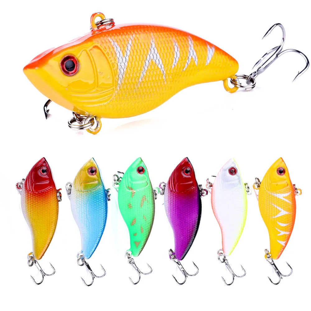 HENGJIA 1 шт. для VIB рыбалки приманки 5 см 9 г рыболовные воблер Crankbait искусственные