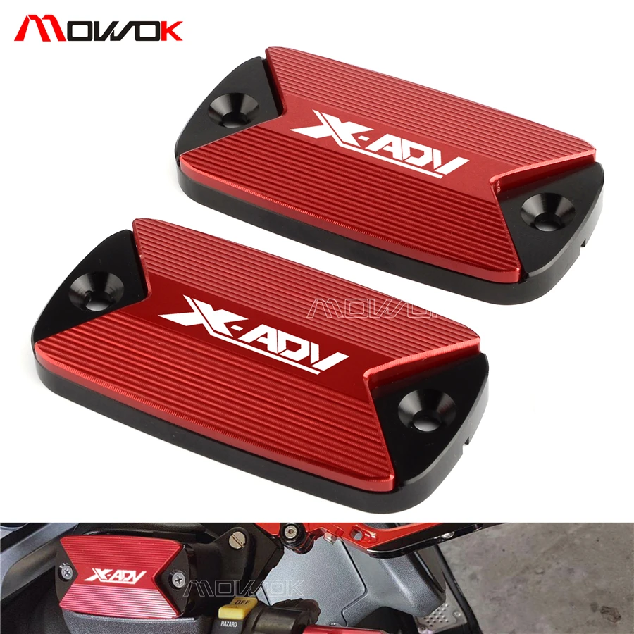 Подходит для Honda XADV 2017 2020 2018 одна пара ЧПУ Крышка Резервуара тормозной жидкости