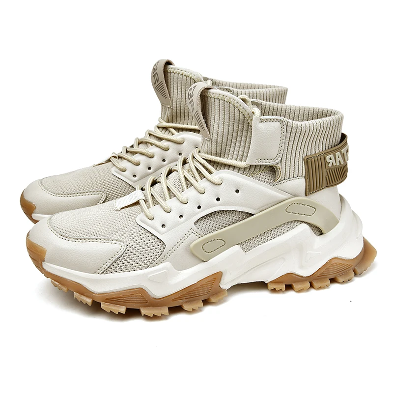 

Running Shoes For Men Autumn Breathable Mesh Sneakers Thick Bottom Daddy Shoes Boy Outdoor Walking White Footwear Zapatos Hombre