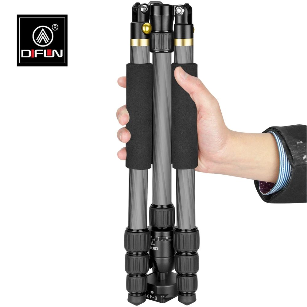DIFUN DW 422C легкий дорожный штатив для камеры сотового телефона монопод из