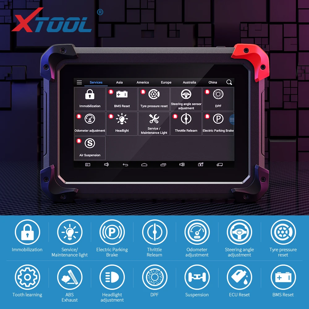 XTOOL A80 pro автомобильный диагностический инструмент OBD2 с кодированием