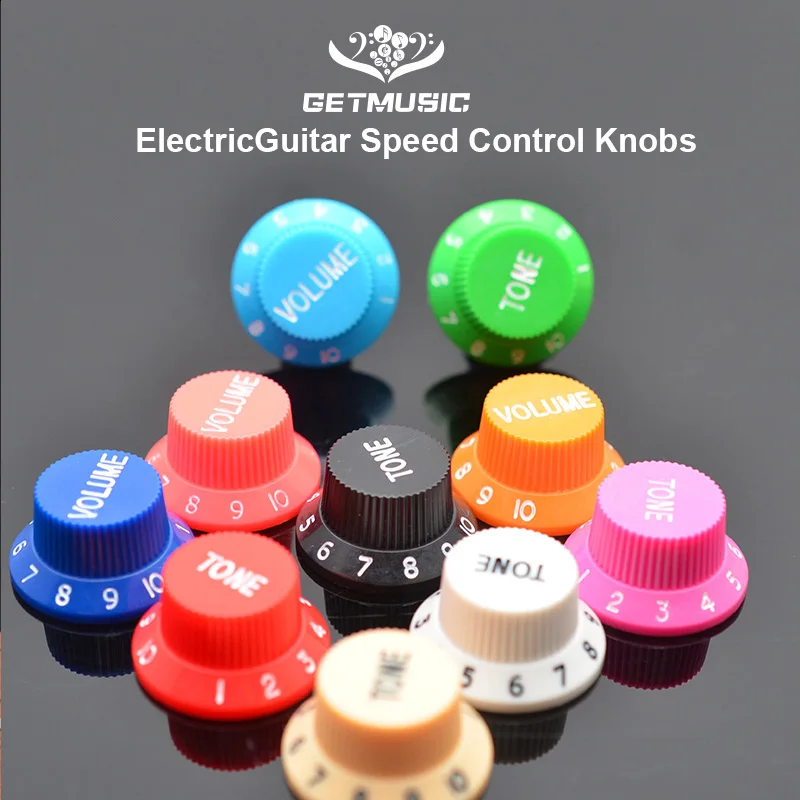 3 teilelos guitar speed control knöpfe 1 volumen 2 ton für stratocaster strat st sq elektrische gitarre teile zubehör multi farbe free