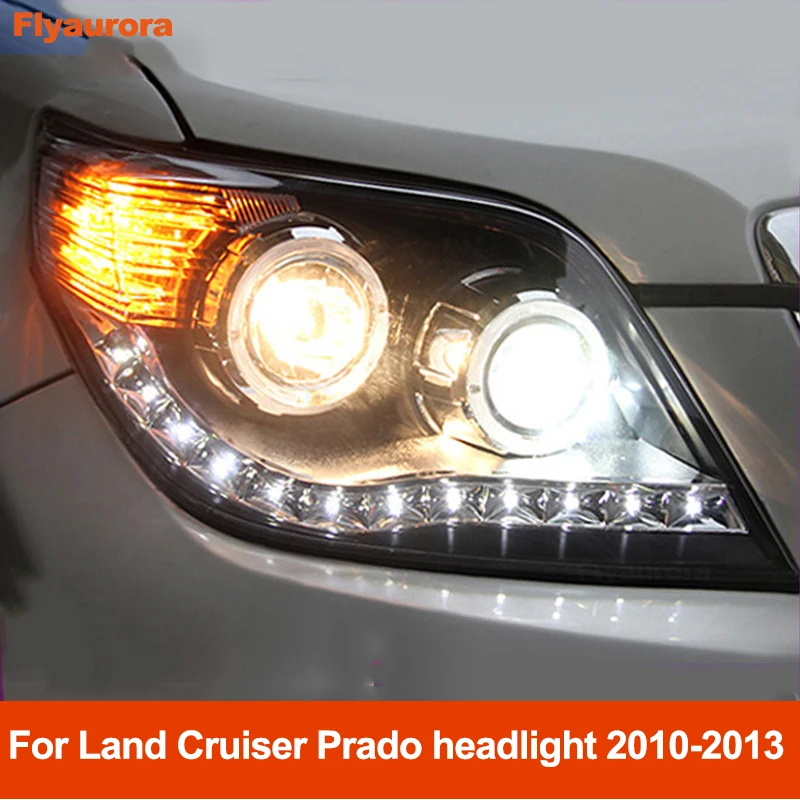 Автомобильный Стайлинг для Toyota Land Cruiser спереди светильник головной s Prado LC200 2010-2013