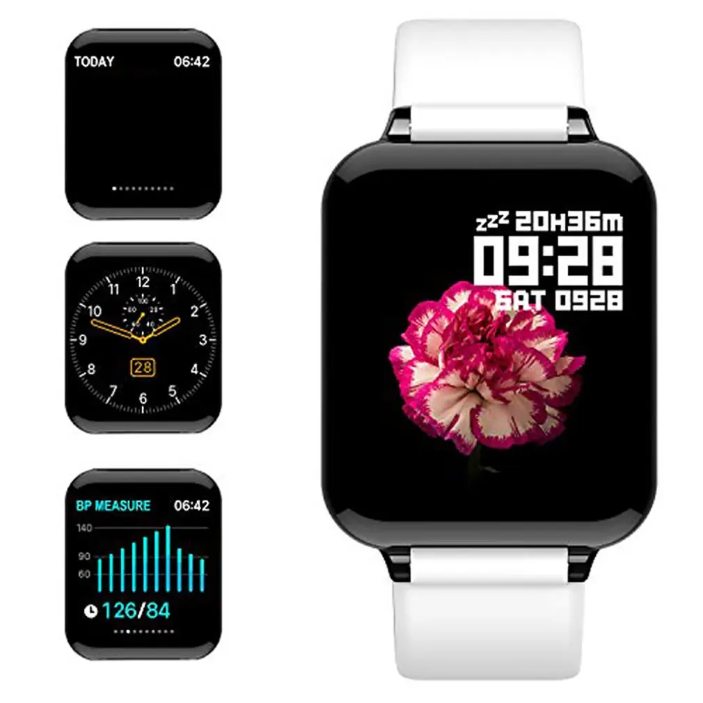 B57 Смарт часы для мужчин и женщин фитнес браслет трекер пульсометр несколько