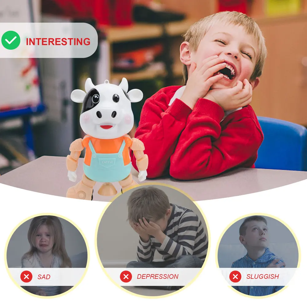 

1pc Cattle Model Educational Intelligence Ox Year Gift